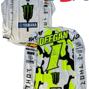 Haiden Deegan Signed Monster Yamaha Supercross #1 Jersey PSA AUTO Motocross SMX