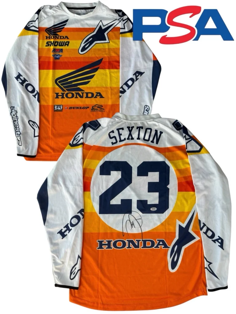Chase Sexton Signed Honda HRC Racing Supercross #23 Jersey PSA AUTO Motocross