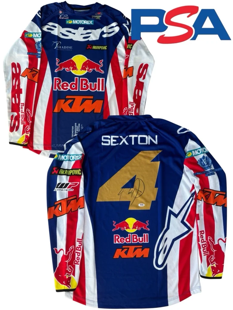 Chase Sexton Signed Red Bull KTM Racing Supercross #4 Jersey PSA AUTO Motocross