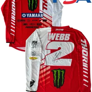 Cooper Webb Signed Monster Yamaha Supercross #2 Jersey PSA AUTO Motocross SMX