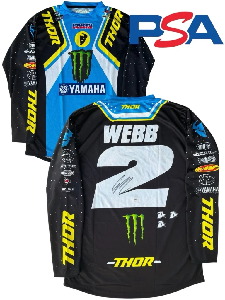Cooper Webb Signed Monster Yamaha Supercross #2 Jersey PSA AUTO Motocross SMX