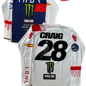 Christian Craig Signed Monster Yamaha Supercross #28 Jersey PSA AUTO Motocross