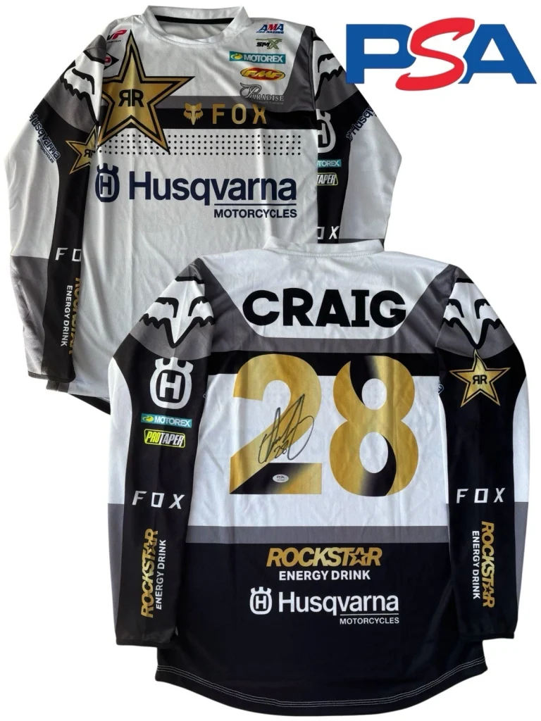 Christian Craig Signed Rockstar Energy Supercross #28 Jersey PSA AUTO Motocross