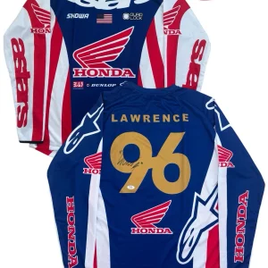 Hunter Lawrence Signed Honda HRC Racing #96 Supercross Jersey PSA AUTO Motocross