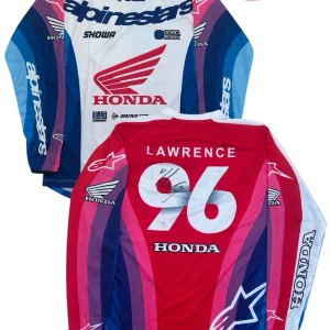 Hunter Lawrence Signed Honda HRC Racing #96 Supercross Jersey PSA AUTO Motocross