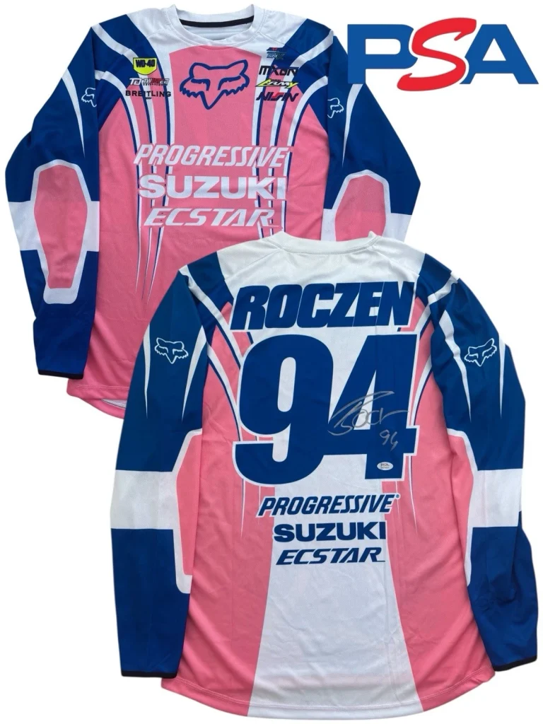Ken Roczen Signed HEP Suzuki Racing Supercross #94 Jersey PSA AUTO Motocross SMX