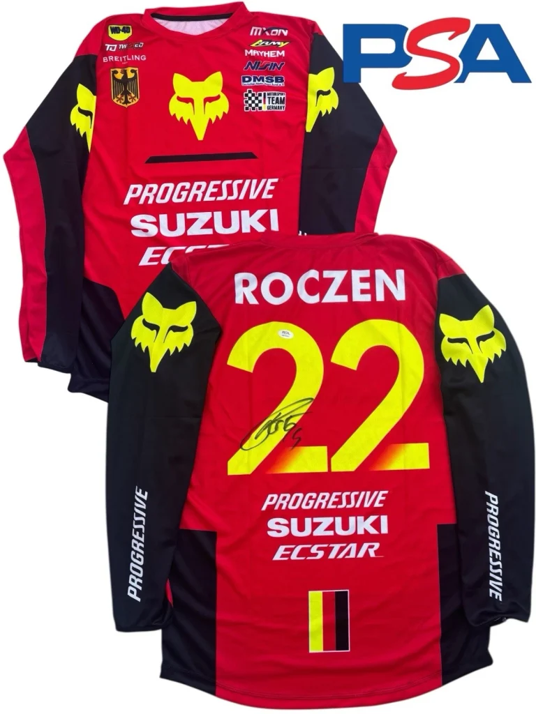 Ken Roczen Signed HEP Suzuki Motocross Of Nations #22 Jersey PSA AUTO MXON MXGP