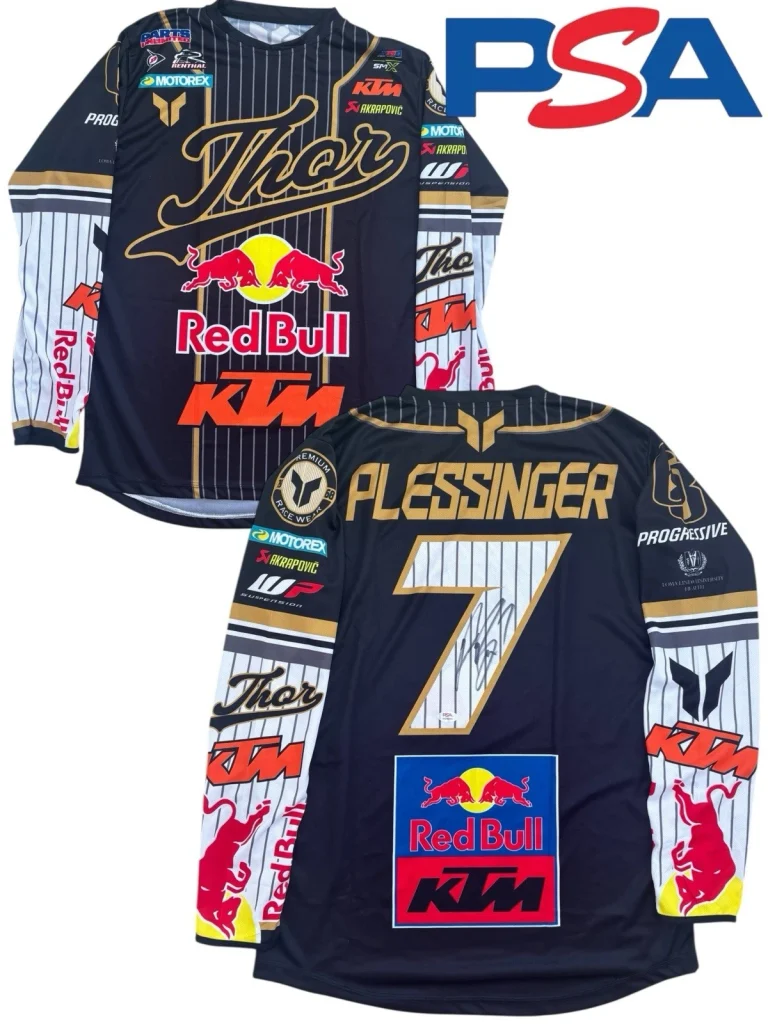 Aaron Plessinger Signed Red Bull KTM Racing #7 Supercross Jersey PSA AUTO SMX
