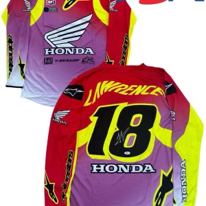 Jett Lawrence Signed Honda HRC Racing #18 Supercross Jersey PSA AUTO Motocross