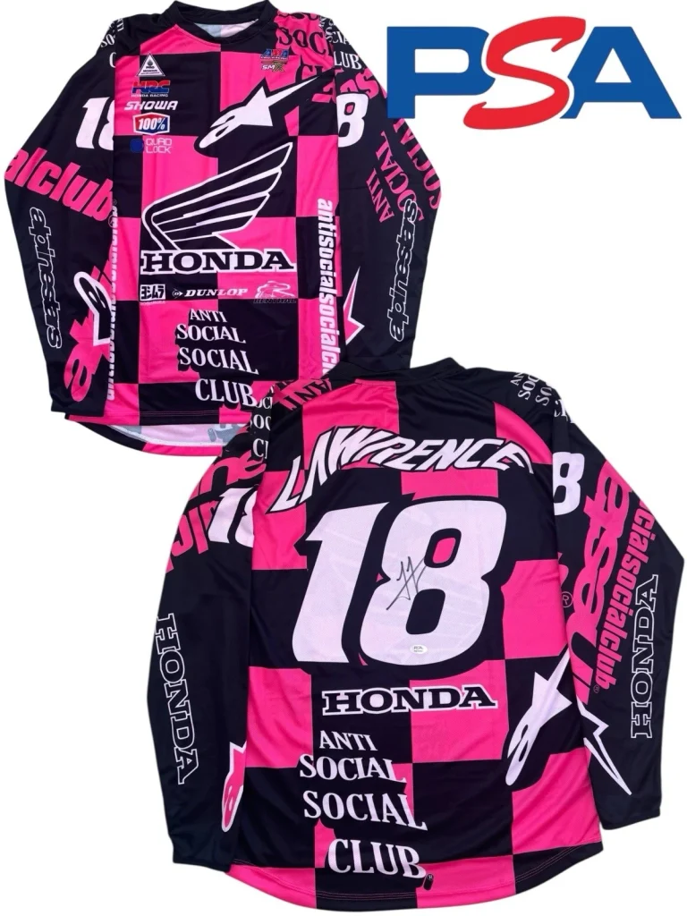 Jett Lawrence Signed Honda HRC Racing #18 Supercross Jersey PSA AUTO Motocross