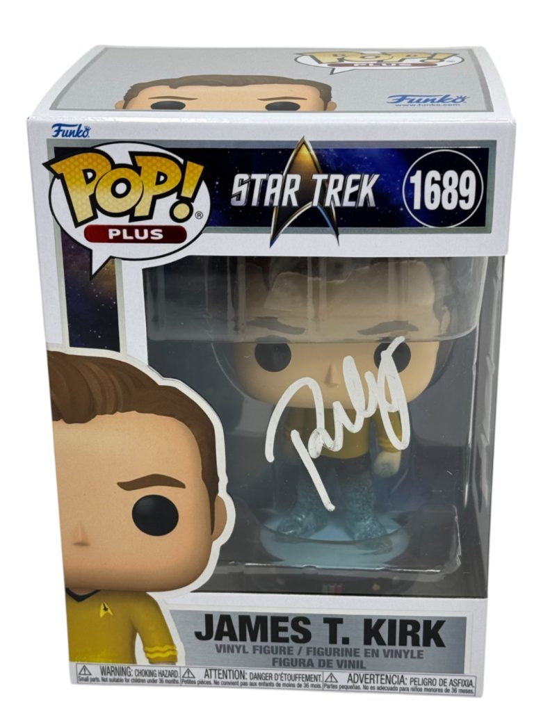 Paul Wesley Signed Star Trek James T. Kirk Funko Pop Strange New Worlds BAS COA