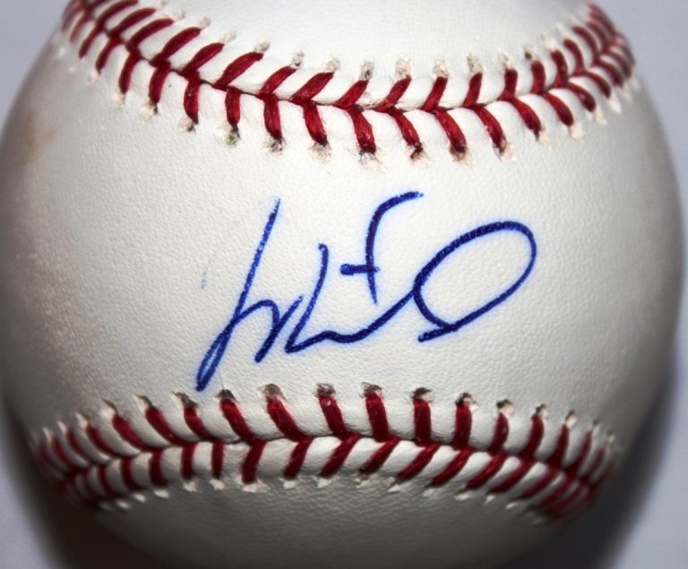 WILL MIDDLEBROOKS SIGNED RAWLINGS MLB MAJOR LEAGUE BASEBALL BOSTON RED SOX COA