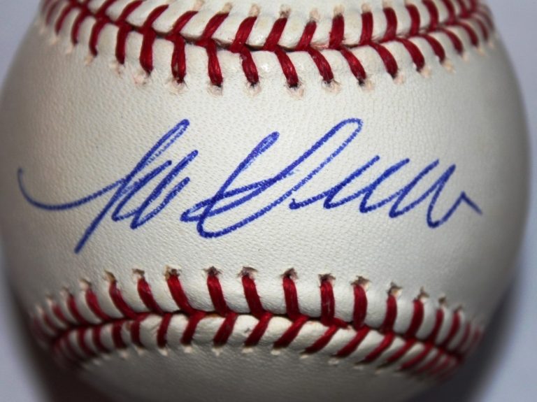 JOSH VITTERS SIGNED RAWLINGS MLB MAJOR LEAGUE BASEBALL CHICAGO CUBS COA