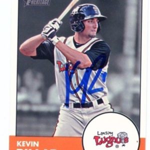 KEVIN PILLAR SIGNED 2012 TOPPS HERITAGE MINORS ROOKIE CARD AUTO