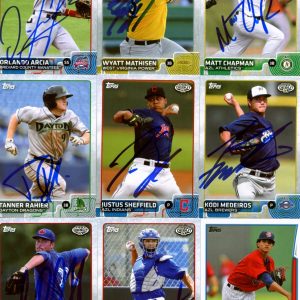 ORLANDO ARCIA SIGNED 2015 TOPPS PRO DEBUT PROSPECT ROOKIE CARD AUTO