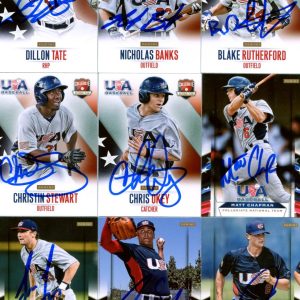 BLAKE RUTHERFORD SIGNED 2014 PANINI USA BASEBALL ROOKIE CARD AUTO