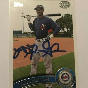 NIKO GOODRUM SIGNED 2011 TOPPS PRO DEBUT PROSPECT ROOKIE CARD AUTO