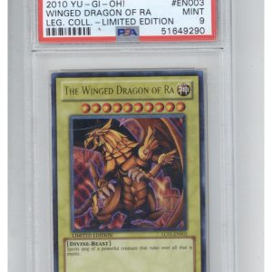 2010 Yugioh Winged Dragon of Ra Limited Edition PSA 9