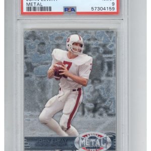 2012 Fleer Retro Metal M-12 John Elway PSA 9