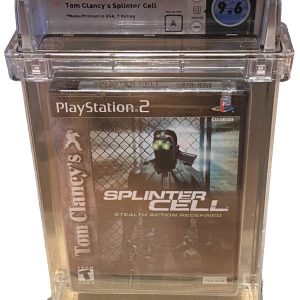Tom Clancy's Splinter Cell 1st Print PS2 WATA 9.6 A
