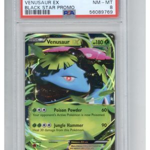 2014 Pokemon XY Black Star Promo Venusaur EX #XY28 PSA 8