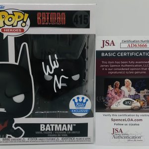 WILL FRIEDLE SIGNED BATMAN BEYOND POP FUNKO FIGURE TERRY MCGINNIS JSA COA