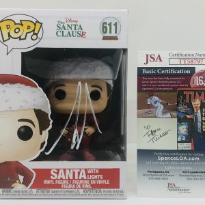 TIM ALLEN SIGNED SANTA WITH LIGHTS POP FUNKO FIGURE THE SANTA CLAUSE PROOF JSA