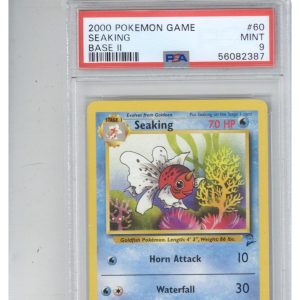 2000 Pokemon Game Base II 60 Seaking PSA 9