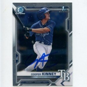 COOPER KINNEY SIGNED 2021 BOWMAN CHROME DRAFT CARD AUTO