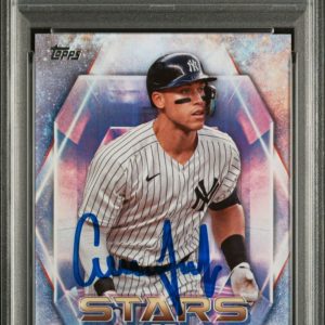 Aaron Judge Autographed 2023 Topps Stars of the MLB #SMLB13 Yankees Auto PSA 10