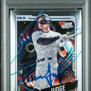Aaron Judge Signed 2024 Topps Chrome Cosmic #68 New York Yankees Auto PSA/DNA