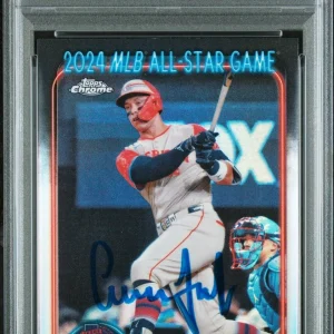 AARON JUDGE Autographed 2024 TOPPS CHROME UPDATE 2024 ALL STAR GAME #ASGC-6 PSA