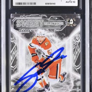 CUTTER GAUTHIER SIGNED 2024-25 O-PEE-CHEE PLATINUM CARD #SS-1 CGC 9 JSA 10 AUTO