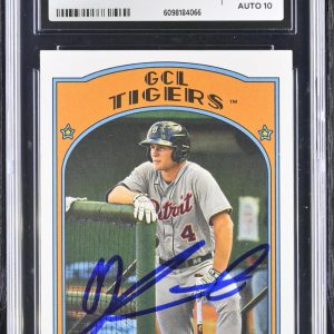 COLT KEITH SIGNED 2021 TOPPS HERITAGE MINOR LEAGUE CARD #104 CGC 9 JSA 10 AUTO