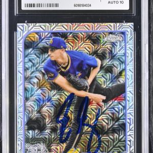 GEORGE KIRBY SIGNED 2024 TOPPS UPDATE 89 SILVER CARD #T89CU-11 CGC 8 JSA 10 AUTO