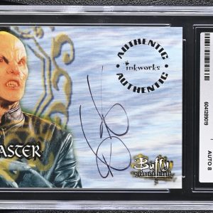 1998 Inkworks Buffy Season 1 A4 Mark Metcalf The Master Signed Auto CGC 8.5