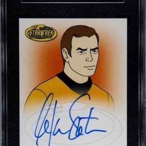 2003 Rittenhouse Animated Adventures #A1 William Shatner Signed Card SGC 10 Auto