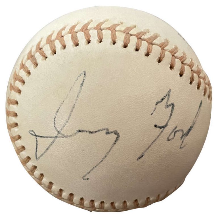 Gerald Ford Signed Autographed ONL Baseball JSA