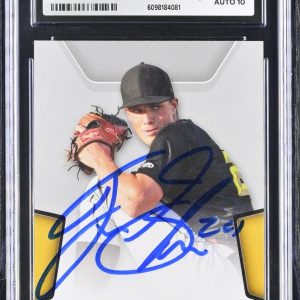 TYLER GLASNOW SIGNED 2013 LEAF RIZE ROOKIE CARD #PR-9 CGC AU JSA 10 AUTO