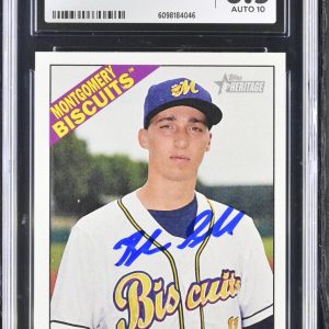 BLAKE SNELL SIGNED 2015 TOPPS HERITAGE MINOR LEAGUE CARD 105 CGC 8.5 JSA 10 AUTO