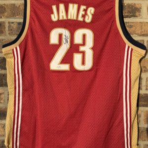 LeBron James Autographed Signed Cleveland Cavaliers Jersey Auto PSA/DNA LOA