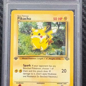 1999 Pokemon 1st Edition Jungle #60 Pikachu PSA 9