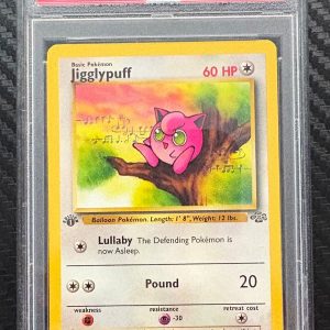 1999 Pokemon Jungle 1st Edition #54 Jigglypuff PSA 9