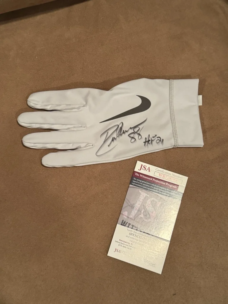 Drew Pearson Signed Autographed Nike Football Glove JSA Cowboys