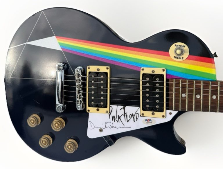 David Gilmour Signed Pink Floyd 