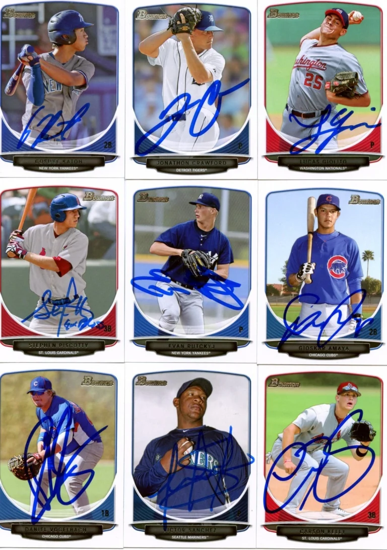 CARSON KELLY SIGNED 2013 BOWMAN PROSPECT ROOKIE CARD AUTO