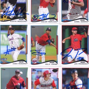 Blake Swihart signed 2014 Topps Pro Debut Rookie card RC auto