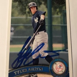 TYLER AUSTIN SIGNED 2011 TOPPS PRO DEBUT ROOKIE CARD AUTO