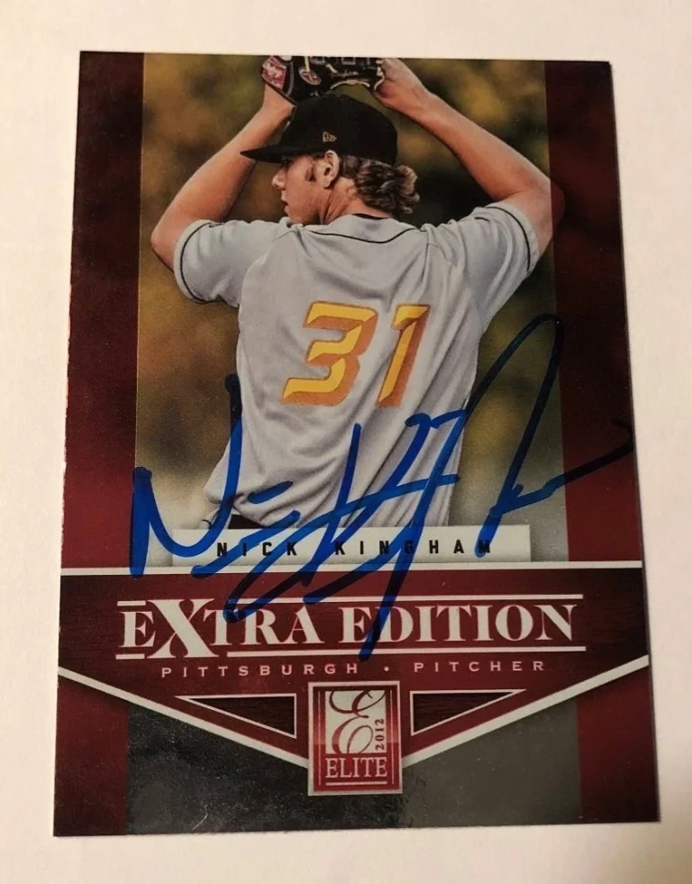 NICK KINGHAM SIGNED 2012 ELITE EXTRA EDITION ROOKIE CARD AUTO