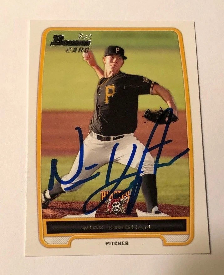 NICK KINGHAM SIGNED 2012 BOWMAN PROSPECT ROOKIE CARD AUTO
